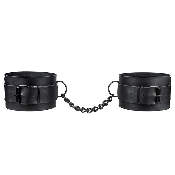 Tornozeleira Em Couro Sintético Black Pau Brasil