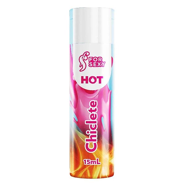 Gel Hot Beijável Para Massagem 15ml For Sexy - Chiclete