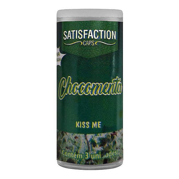 Bolinhas Beijáveis Kiss Me Satisfaction Caps - Chocomenta