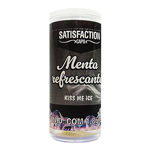 Bolinhas Beijáveis Kiss Me Ice Satisfaction Caps - Menta