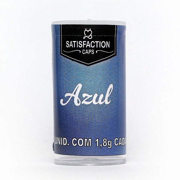 Bolinha Aromática Com 02 Uni Satisfaction Caps - Azul