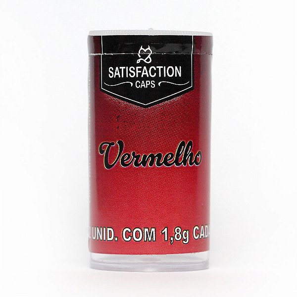 Bolinha Aromática Com 02 Uni Satisfaction Caps - Vermelho