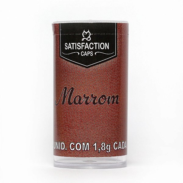 Bolinha Aromática Com 02 Uni Satisfaction Caps - Marrom