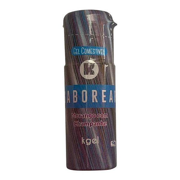 Kgel Saborear Gel Comestivel Hot Para Massagem Corporal 12g K Gel - Morango Com Champanhe
