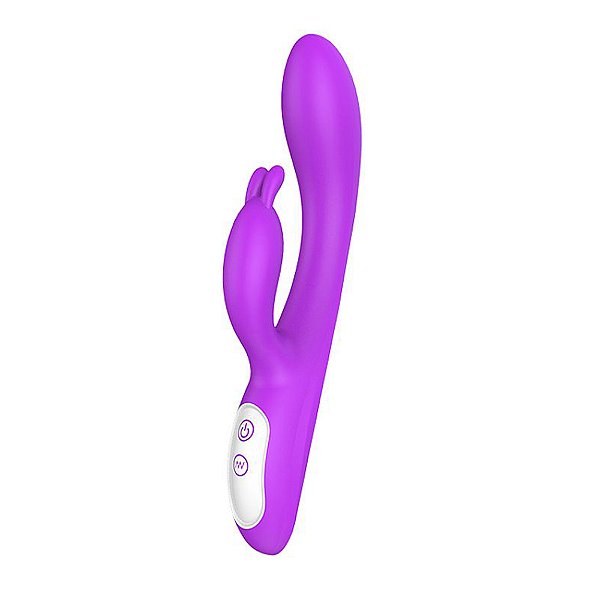 Vibrador Ponto G Com Aquecimento Usb Naughty Lf Import - Roxo