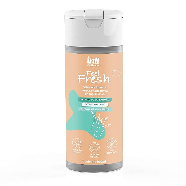 Sabonete íntimo E Corporal Com Aroma De Capim Limão 100ml Intt