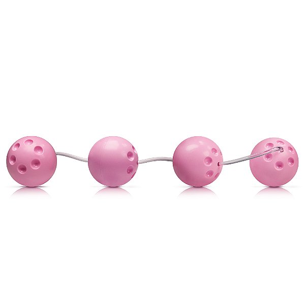 Bolinha De Pompoar Com 04 Unidades Sexy Fantasy - Rosa