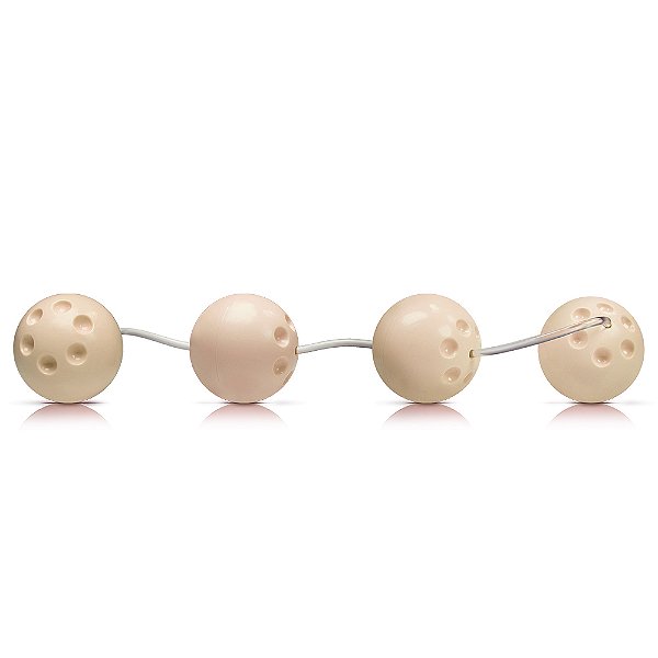 Bolinha De Pompoar Com 04 Unidades Sexy Fantasy - Marfim