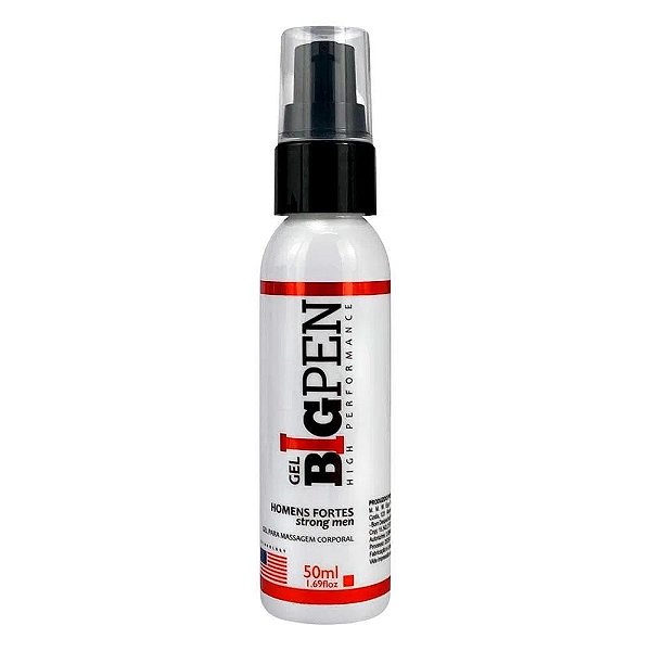 Bigpen Gel Vasodilatador Sensação De Aumento Peniano High Performance 50ml Segred Love