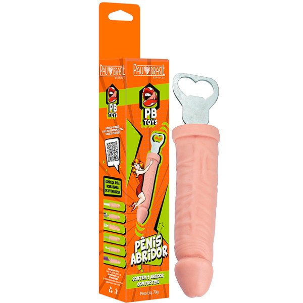 Abridor Formato De Pb Toys Linha Utensílios Sensuais Pau Brasil