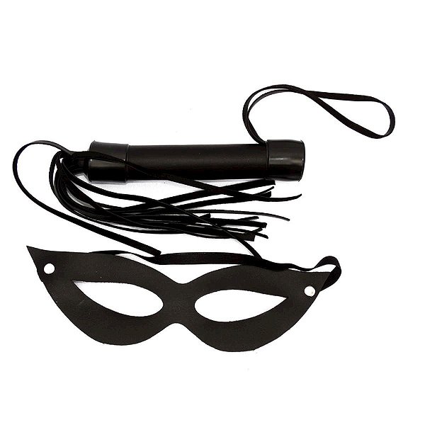 Kit Tiazinha Com Chicote 20cm Liso Dominatrixxx