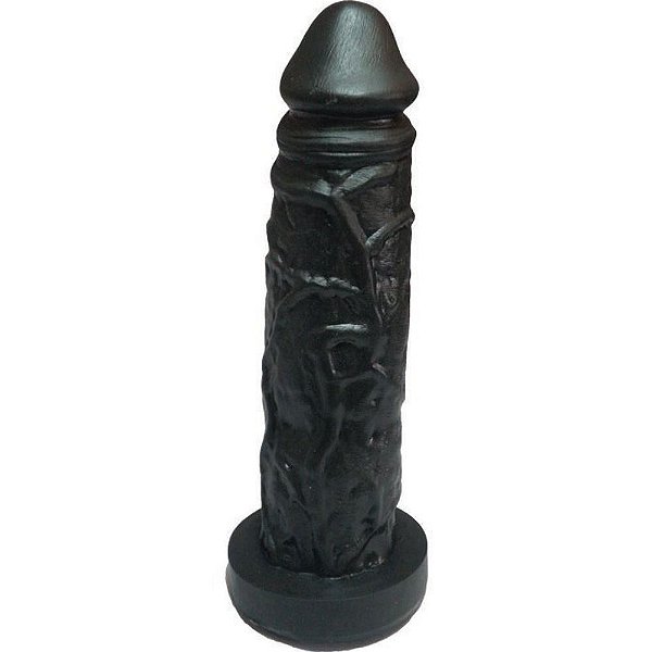 Prótese Maciça 15 X 3cm Prazer E Cia - Preto