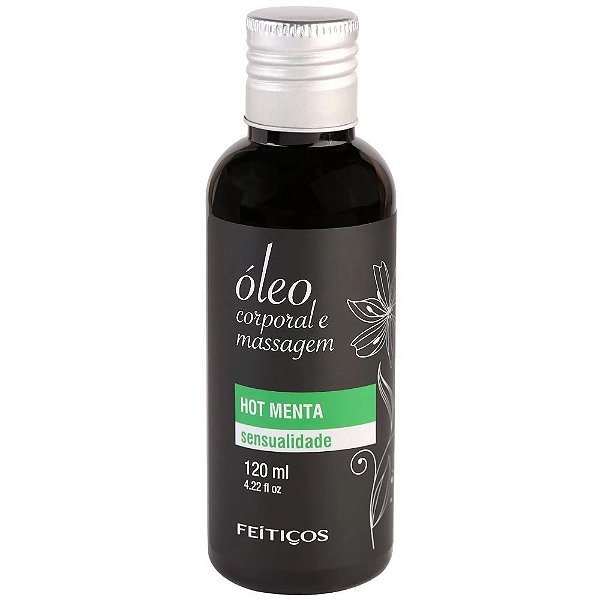 óleo Aromático Para Massagem 120ml Feitiços - Menta