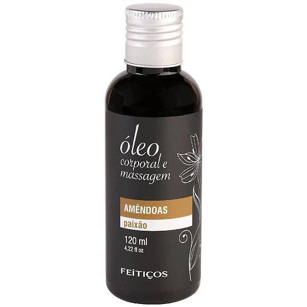 óleo Aromático Para Massagem 120ml Feitiços - Amêndoas