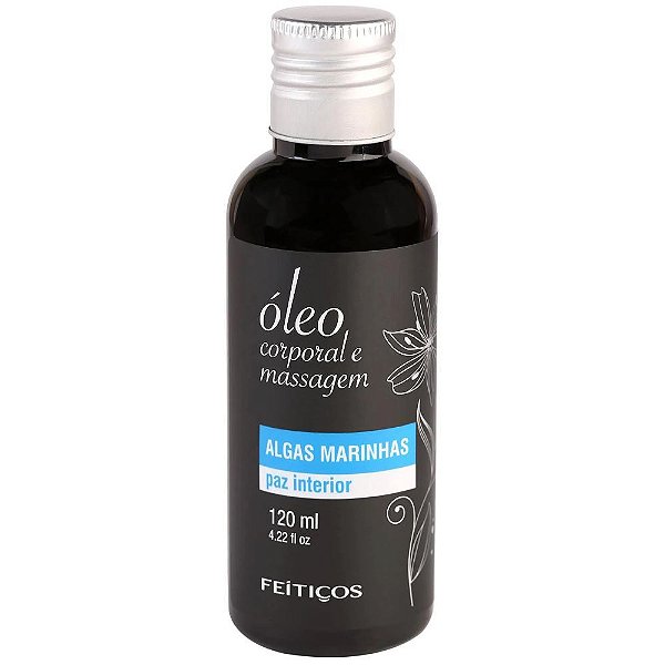 óleo Aromático Para Massagem 120ml Feitiços - Algas Marinhas