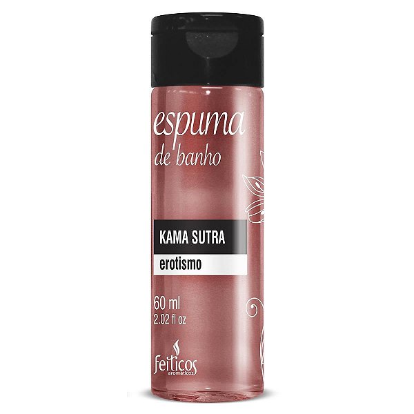 Espuma De Banho Aromática 60ml Feitiços - Kama Sutra