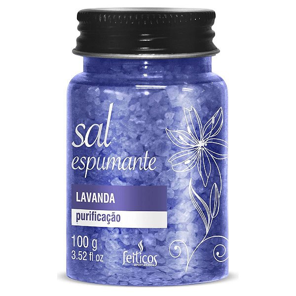 Sais Espumantes Aromáticos 100gr Feitiços - Lavanda