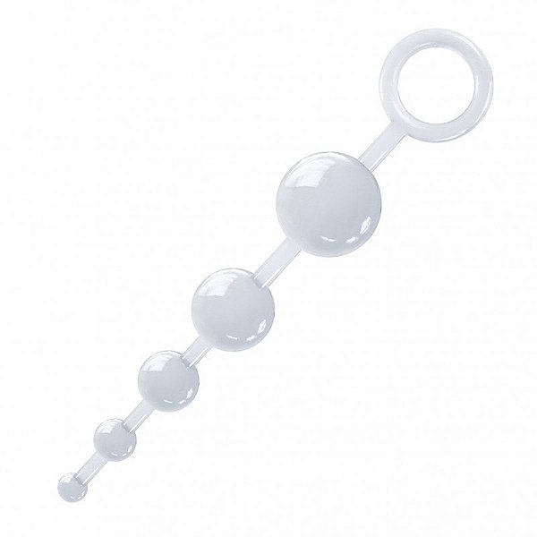Plug Ball 5 Esferas 14 X 2,5cm Sexy Fantasy - Transparente