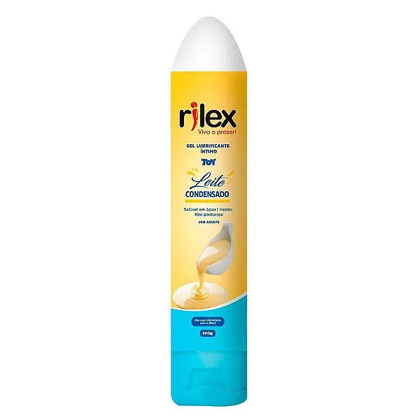 Gel Lubrificante íntimo Toy Com Aroma De Leite Condensado 100g Rilex