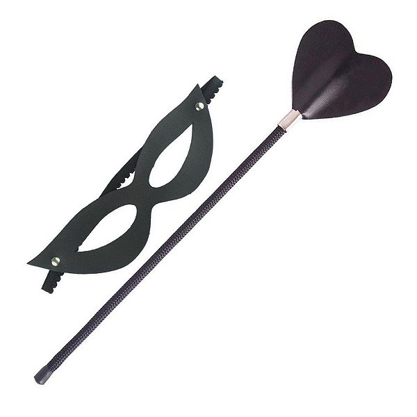 Kit Tiazinha Com Chibata Coração Dominatrixxx