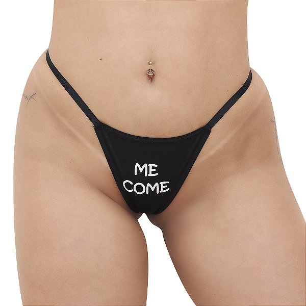 Calcinhas Personalizadas Com Frases Picantes Moda Apimentada - Me Come
