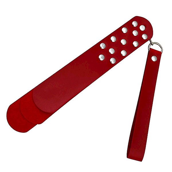 Palmatória Rebite Metal Dominatrixxx - Vermelho