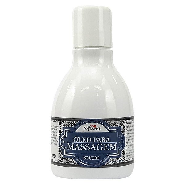 óleo Para Massagem Beijável 40ml Hot Flowers - Neutro