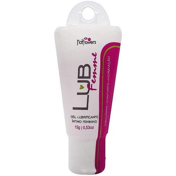 Lub Femme Gel Lubrificante íntimo Feminino 15gr Hot Flowers