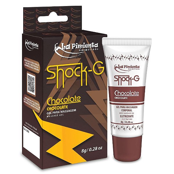 Shock G Excitante Unissex Bisnaga 8g La Pimienta - Chocolate