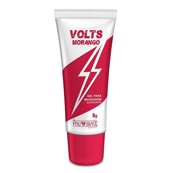 Volts Gel Para Massagem Eletrizante 8g Pau Brasil - Morango
