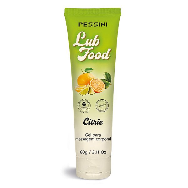 Lub Food Lubrificante Beijável 60g Pessini - Citrico