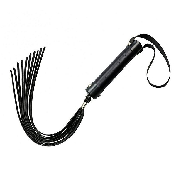 Chicote Com Tiras De 40cm Preto La Pimienta - Preto