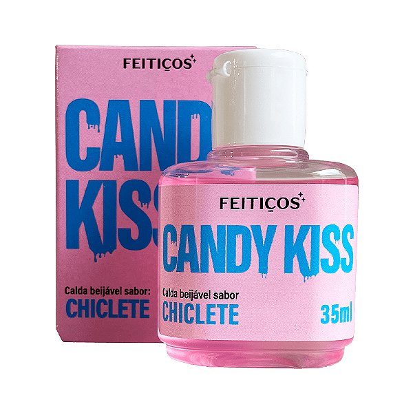 Candy Kiss Calda Beijável 35ml Feitiços - Chiclete