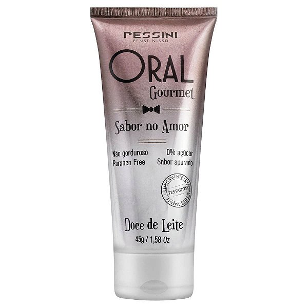 Oral Gourmet Gel Beijável Que Esquenta 35ml Pessini - Doce De Leite