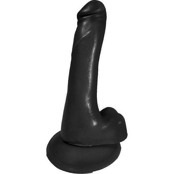 Prótese Maciça 12 X 2,4cm Prazer E Cia - Preto