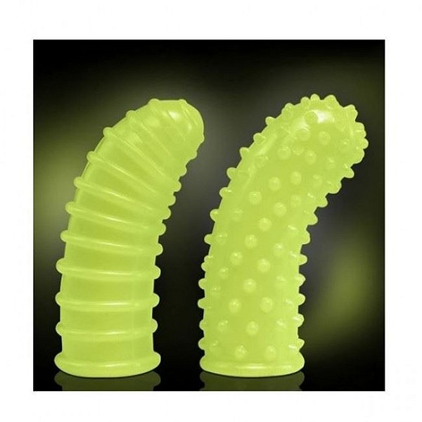 Capa De Dedo G-spot Fosforescente K Gel