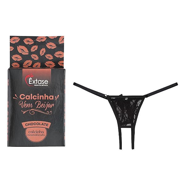 Calcinha Aromatizada Vem Beijar êxtase - Chocolate