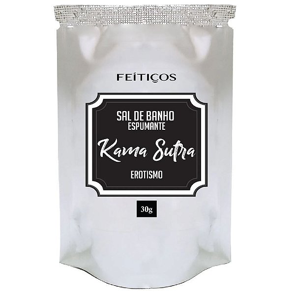 Sal De Banho Espumante Sachê 30gr Feitiços - Kama Sutra