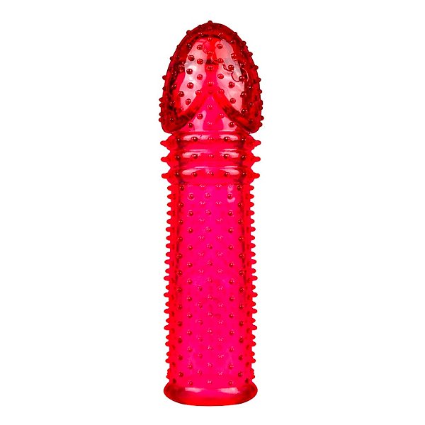 Capa Extensora Com Textura Estimuladora Pau Brasil - Vermelho