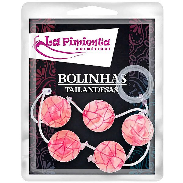 Bolinha Tailandesa Grande 24mm La Pimienta  - Rosa