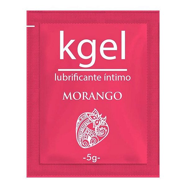 Lubrificante íntimo Sachê 5g K-gel - Morango