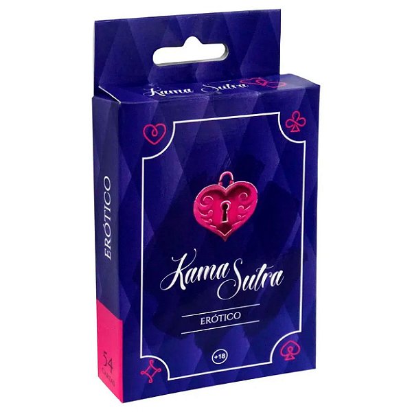 Baralho Kama Sutra +18 Posições Lf Import - Azul
