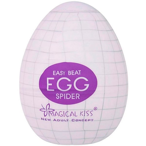 Egg Masturbador Unissex Unitário Magical Kiss - Spider