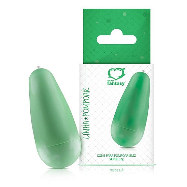 Cone Para Pompoarismo Verde 57gr Sexy Fantasy - Verde