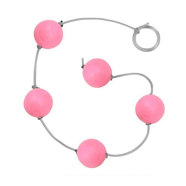 Bolinha Tailandesa Média Com Dado Linha Diversão êxtase - Rosê
