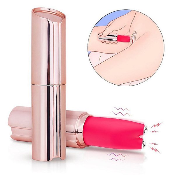 Batom Com Vibro E Função De Shock S-hande Lf Import