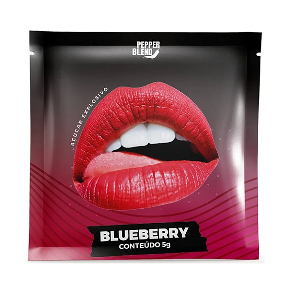Explosão Oral Açúcar Explosivo 5g Pepper Blend - Blueberry