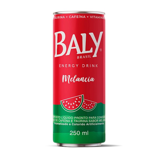 Baly Energy Drink Melância Lata 250ml Cimed - Melancia