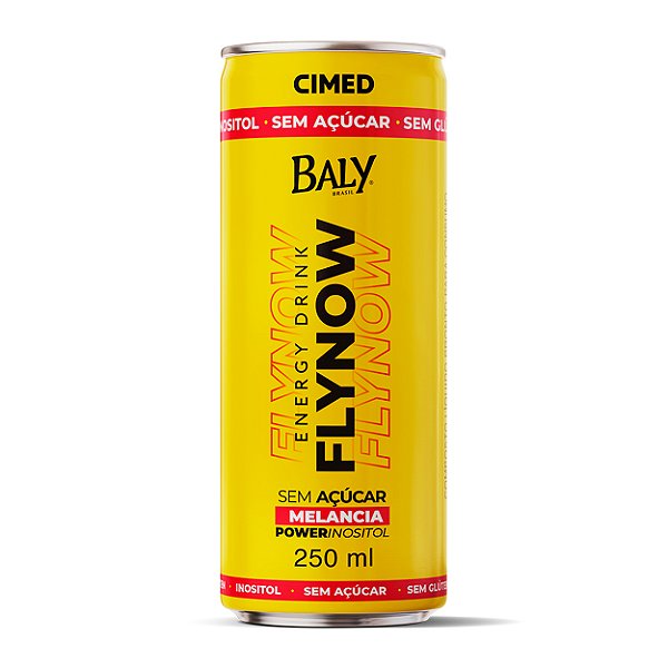 Baly Flynow Melância Sem Açucar 250ml Lata Cimed - Melancia