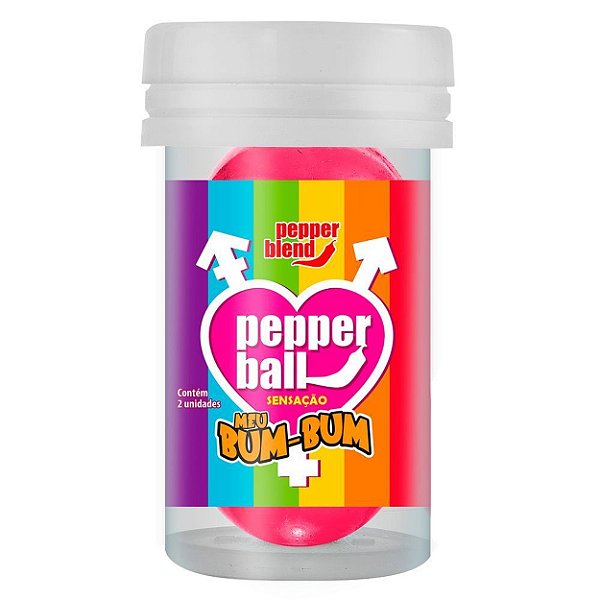 Pepper Ball Meu Bum Bum Sensação 2 Unid Pepper Blend - Sensação